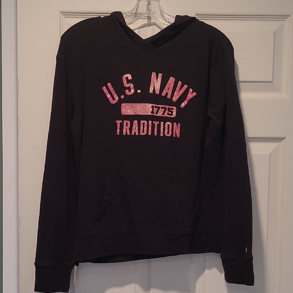 Champion U.S. Navy Women's Black Hoodie (Medium)
